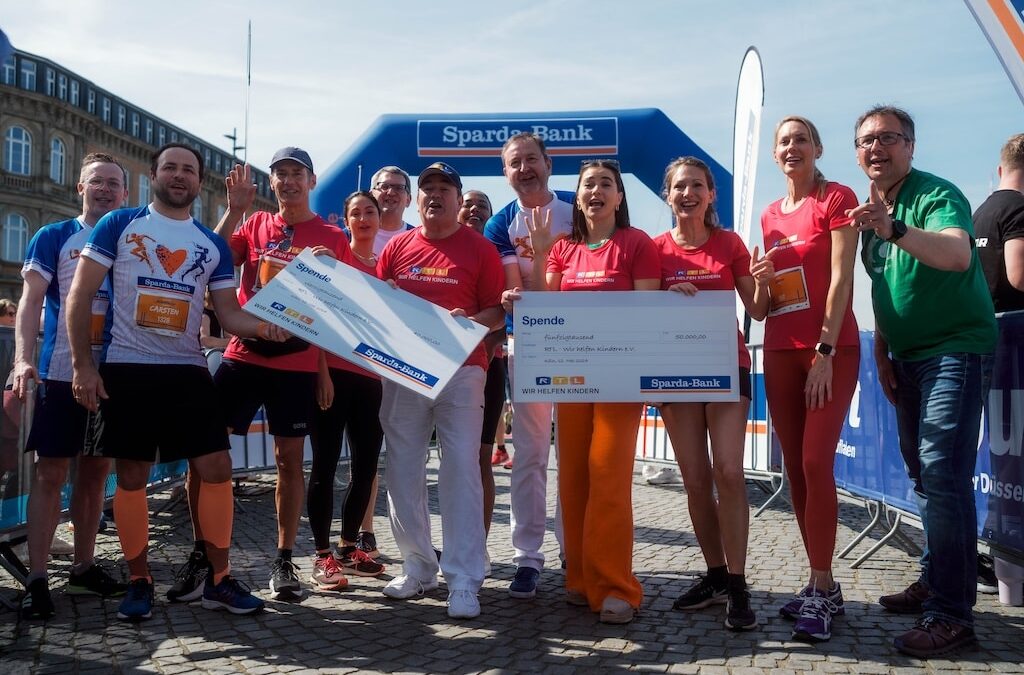 30 Jahre Laufen für den guten Zweck: Jubiläumsausgabe des Sparda-Bank Brückenlaufs in Düsseldorf