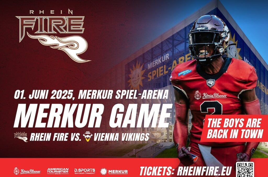NFL-Atmosphäre in Düsseldorf: Rhein Fire lädt zum Football-Fest in die Merkur Spiel-Arena