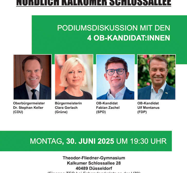 Podiumsdiskussion im grünen Norden