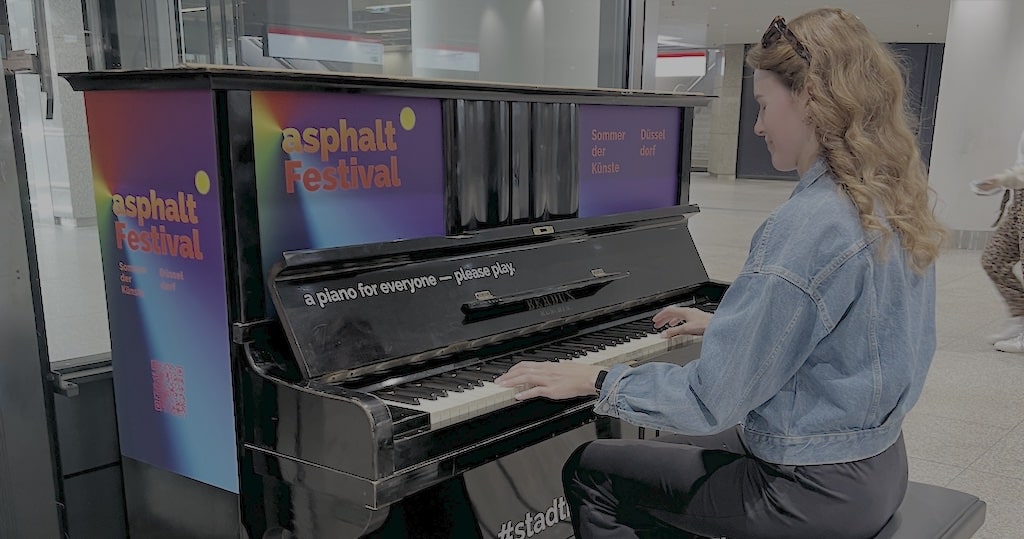 Die Stadtklaviere sind zurück – Klangvoller Countdown zum asphalt Festival