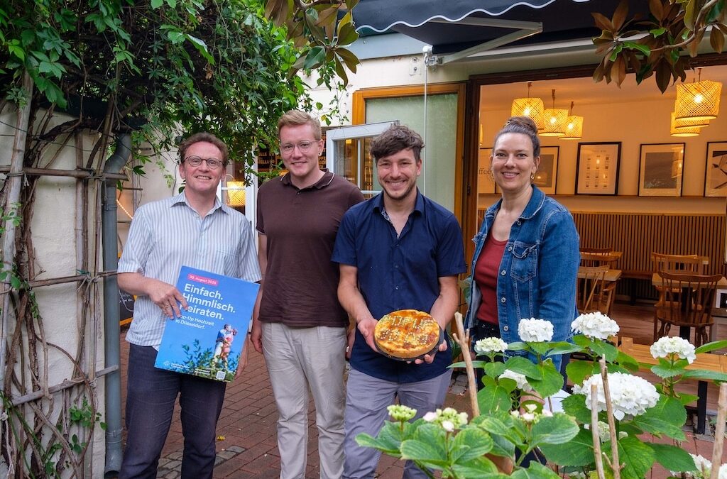 „Einfach himmlisch heiraten“ – Pop-Up-Hochzeit in Düsseldorf am 30. August 2025