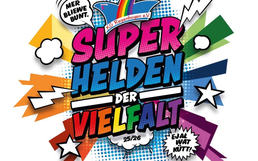 KG Regenbogen startet in die Karnevalssession mit Superhelden der Vielfalt