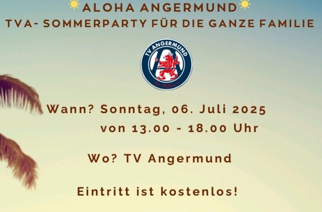 Sommerfest beim TVA Angermund