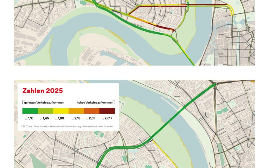 Rheinkirmes: Verkehrskonzept wirkt