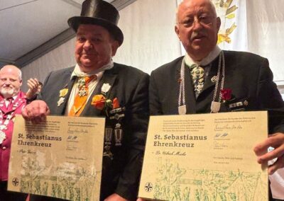 Feierlich ging es beim Krönungsball der Kaiserswerther Bruderschaft am 6. Juli zu © Dirk Japcke, Kaiserswerth