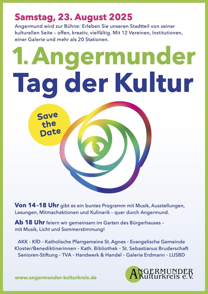 Plakat Angermunder Tag der Kultur Plakat Angermunder Tag der Kultur