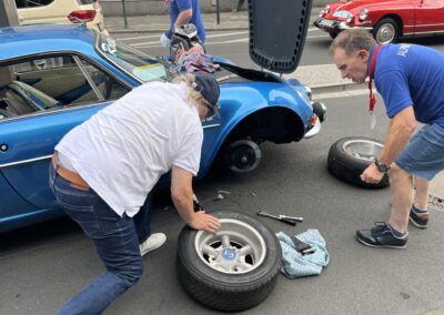 Hubanlage beschädigt wertvollen Oldtimer schwer © Manfred Fammler