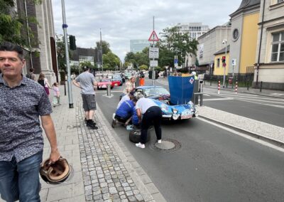 Hubanlage beschädigt wertvollen Oldtimer schwer © Manfred Fammler