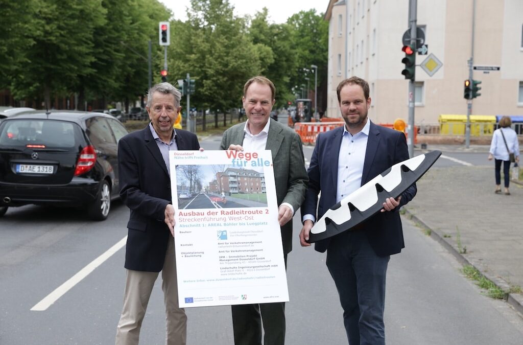 Offizieller Bauauftakt für die Radleitroute 2
