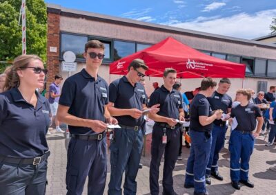 Freiwillige Feuerwehr Angermund weiht Wagen ein © Gabriele Schreckenberg