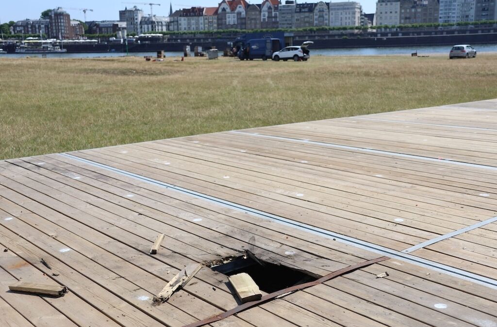 Verhinderte Notstopp beim Feuerwerk Schlimmeres?