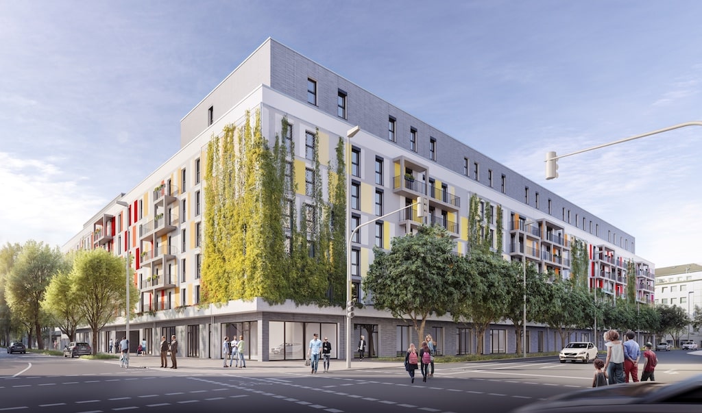 Wohnquartier Perspektive Elisabeth-Bachstraße © WIENSTROER ARCHITEKTEN STADTPLANER