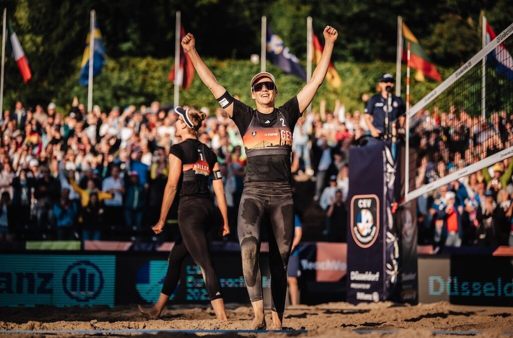 Beach-EM: Müller/Tillmann ziehen ins Halbfinale ein