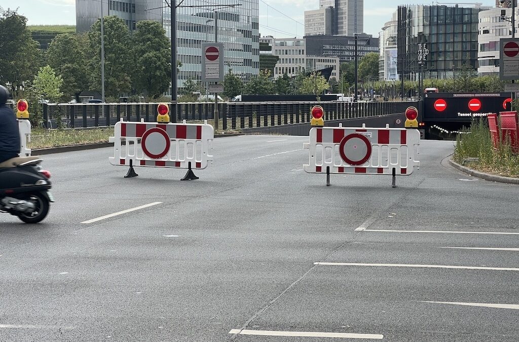 Nächtliche Verkehrseinschränkungen im Kö-Bogen-Tunnel