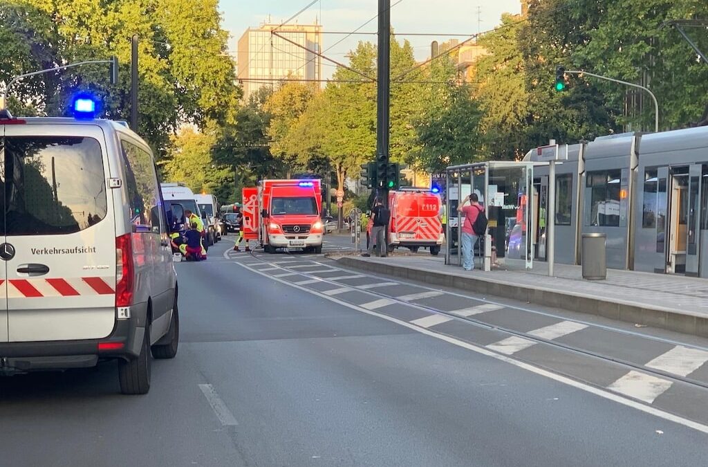 Grafenberg – Auffahrunfall auf der Grafenberger Allee