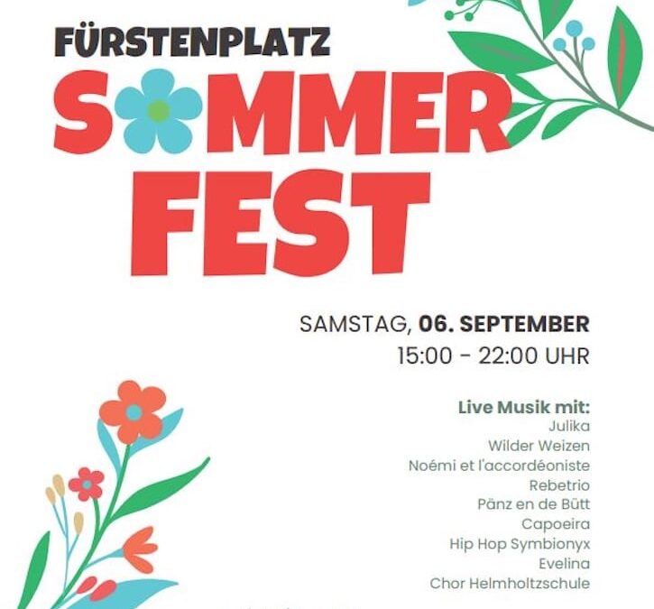 Sommerfest auf dem Fürstenplatz: Ein Tag voller Musik, Begegnung und Genuss