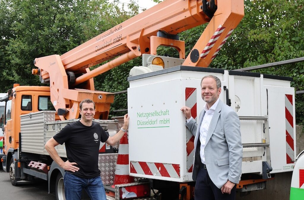 Stadtwerke Düsseldorf spenden vier Fahrzeuge für die Ukraine