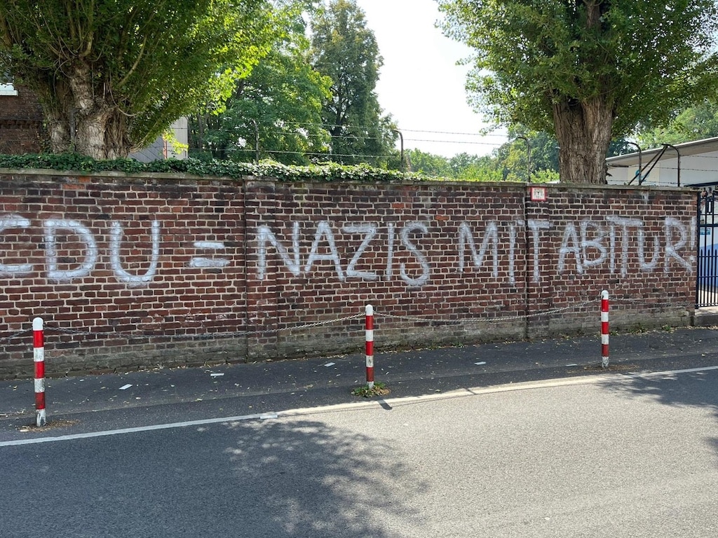 Beschmierte Wände im Düsseldorfer Norden © CDU Nord