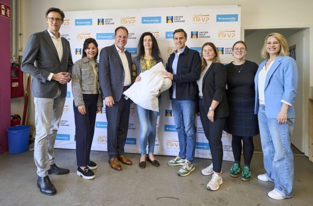 Bettwäsche-Spende für Hilfsprojekte in Düsseldorf