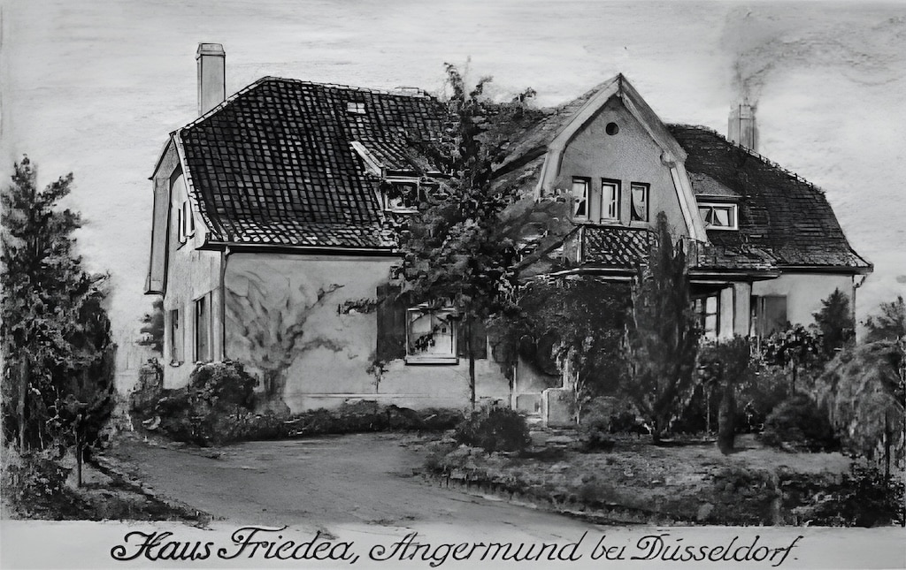 Haus Friedea aus Angermund spielt eine Rolle in dem Buch © Christian Seidler