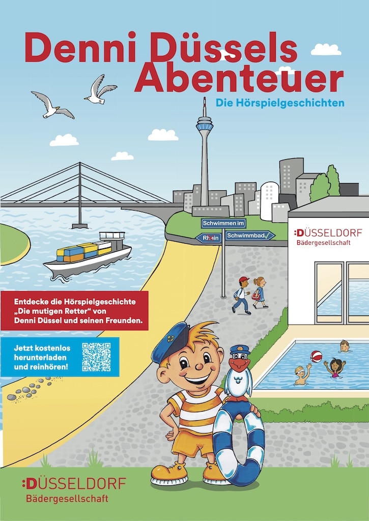 „Die mutigen Retter“ © Bädergesellschaft Düsseldorf