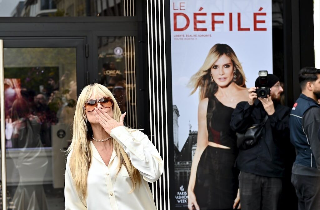 Heidi Klum eröffnet L’Oréal Pop-up-Store am Kö-Bogen