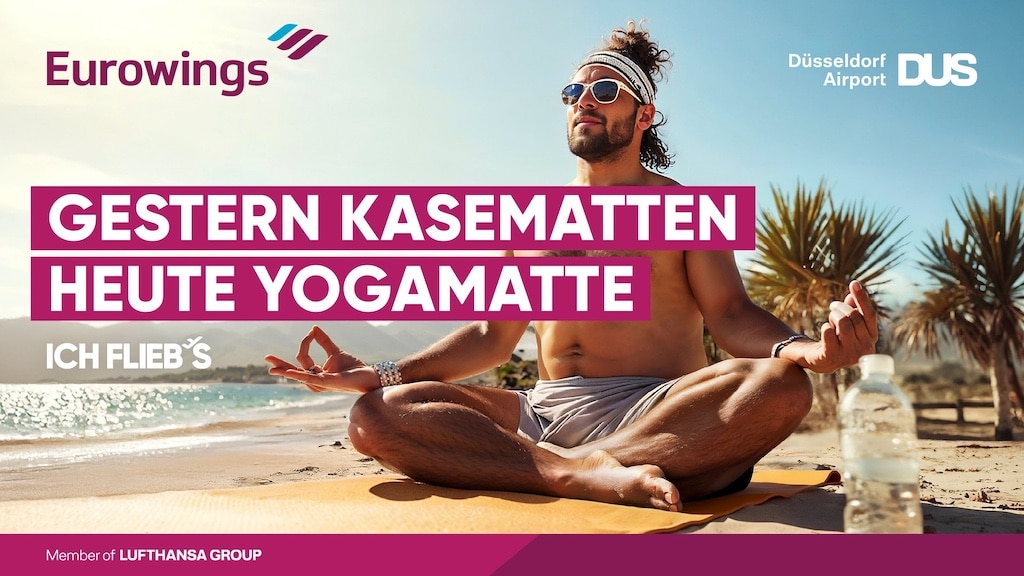 Flughafen Düsseldorf und Eurowings setzen ihre gemeinsame Standortkampagne fort