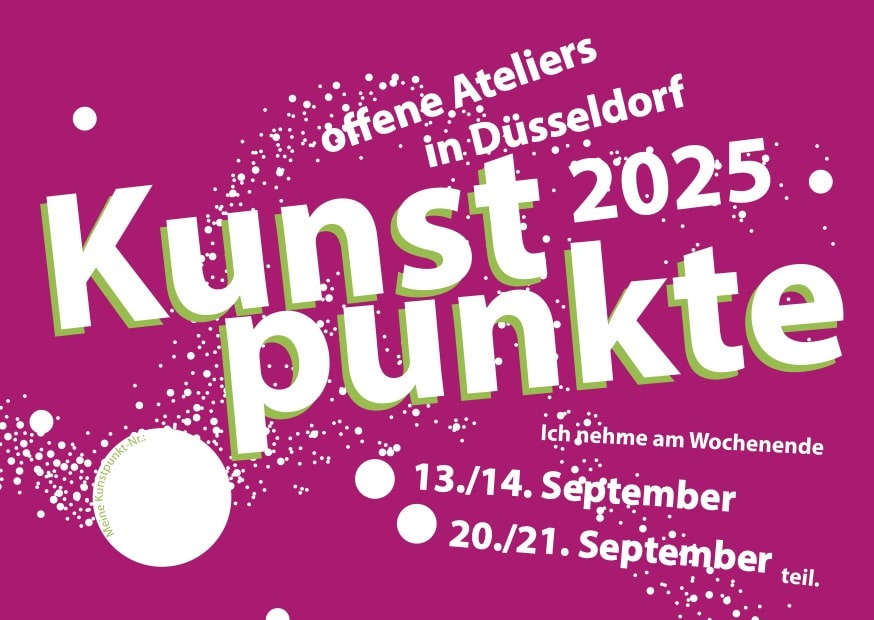 Kunstpunkte 2025: Düsseldorf öffnet 383 Ateliers und Ausstellungsräume