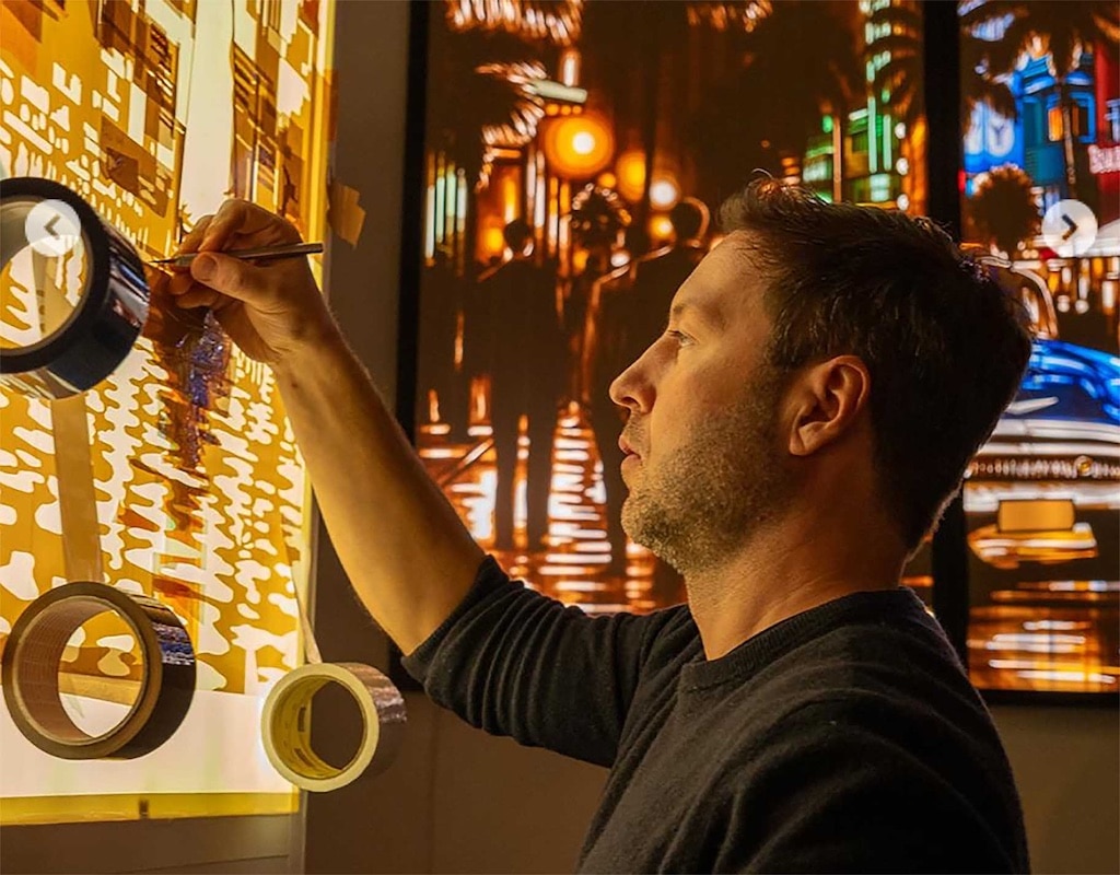 Max Zorn & Friends: Kunst aus Licht und Klebeband