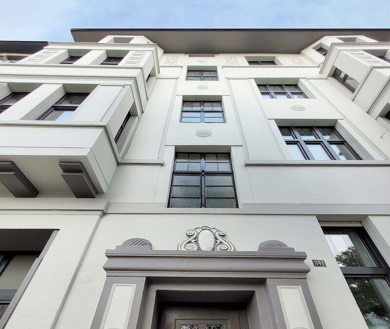 Erste geförderte Projekte im Hof- und Fassadenprogramm Rath/Mörsenbroich erfolgreich umgesetzt