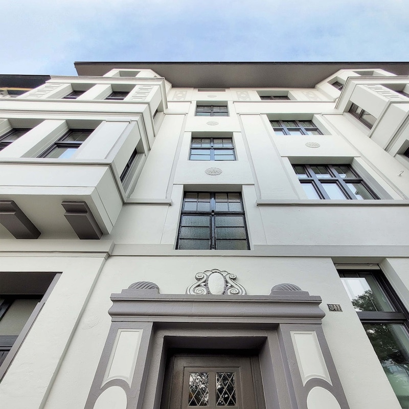 Erste erfolgreich umgesetzte Projekte des Hof- und Fassadenprogramms in Rath/Mörsenbroich © Eigentümerin Frau Jacobs