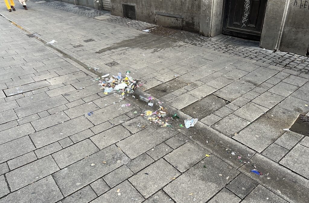 Altstadt: Müllproblem oft hausgemacht