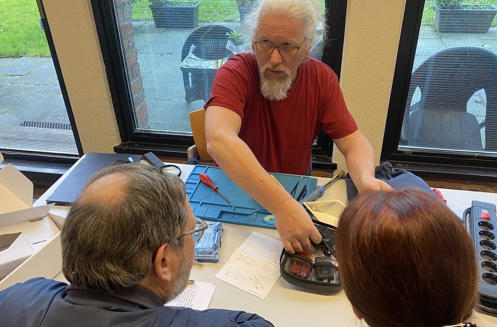 Noch einmal wird in Kaiserswerth repariert