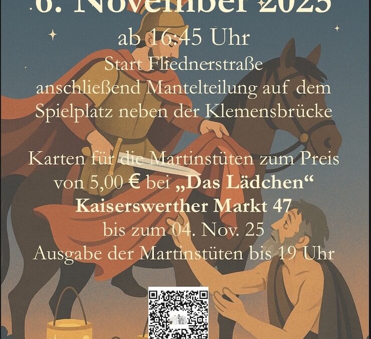 Gemeinsam Licht schenken zum Martinsfest Kaiserswerth