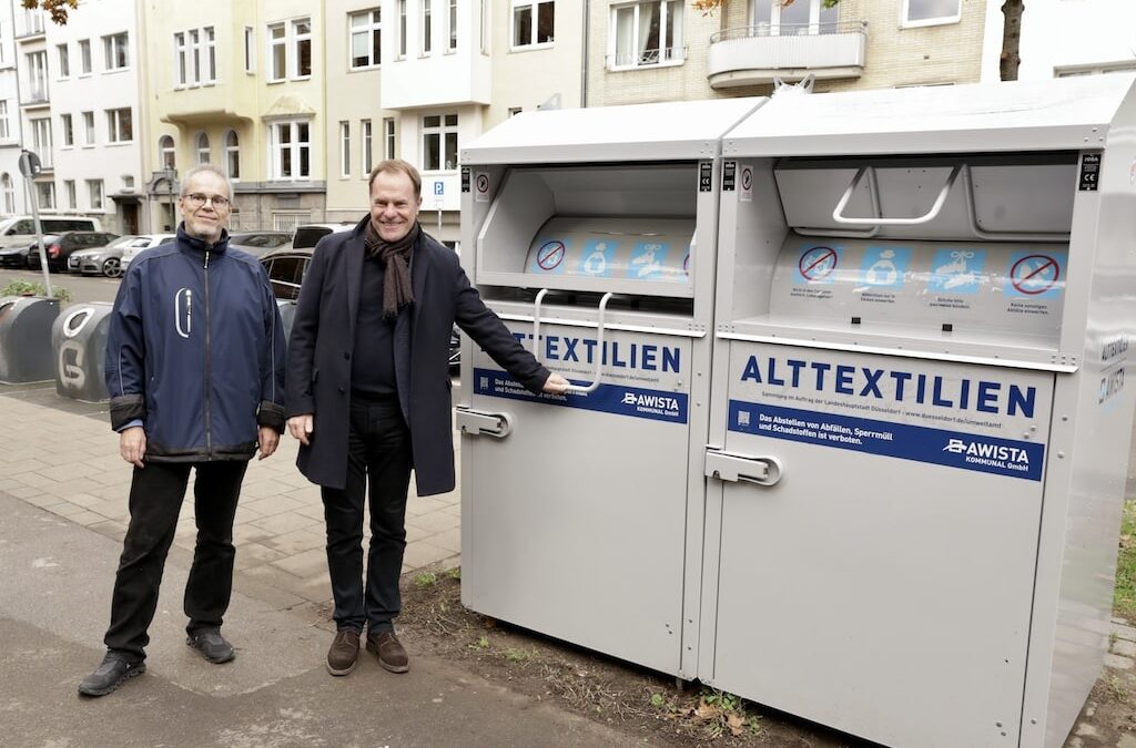 Neue Altkleidercontainer für mehr Sicherheit und Nachhaltigkeit