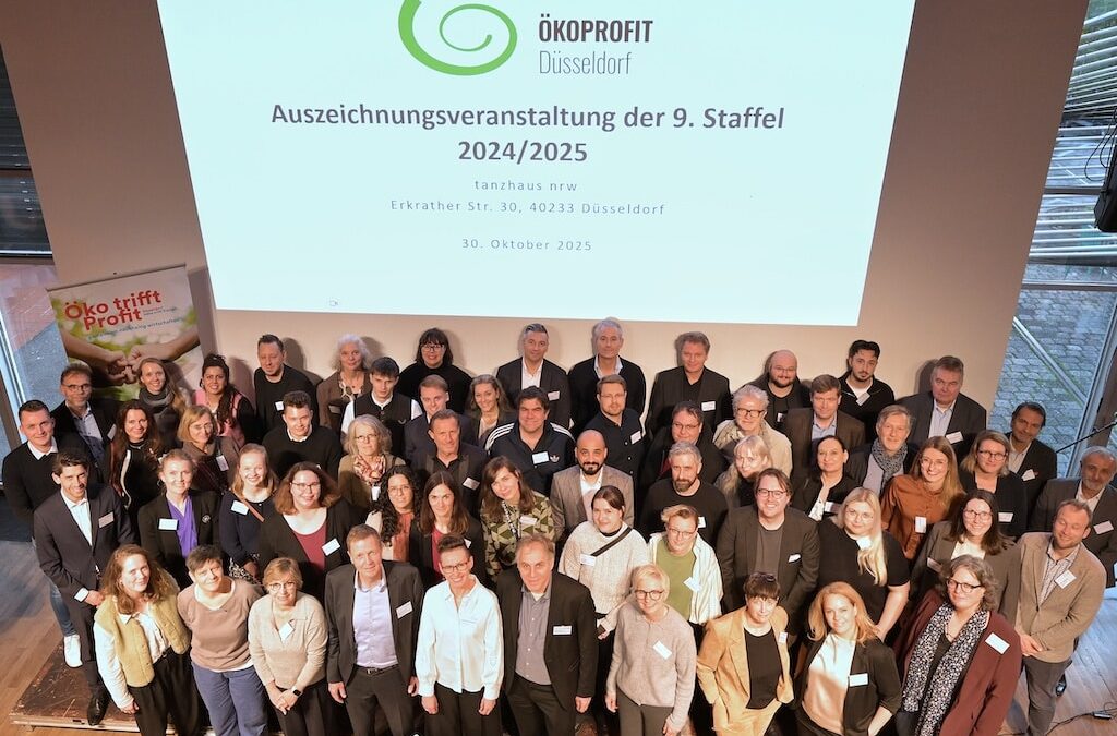 15 Düsseldorfer Betriebe für Klimaschutz ausgezeichnet – Bewerbungen für Jubiläumsstaffel gestartet