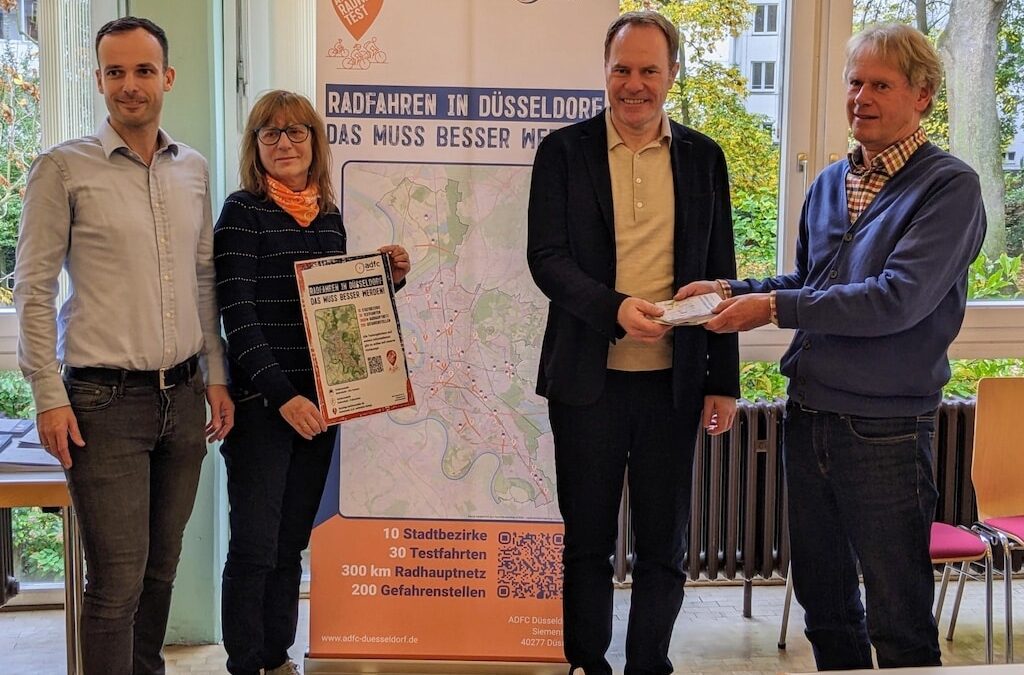 ADFC fordert Verbesserungen für Düsseldorfer Radwege