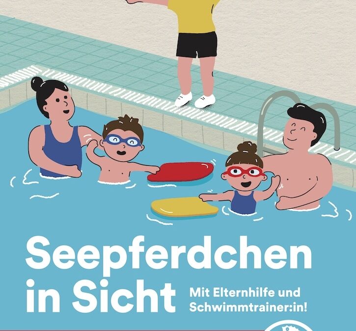 Mit den Eltern zum Seepferdchen – im Badehaus Benrath