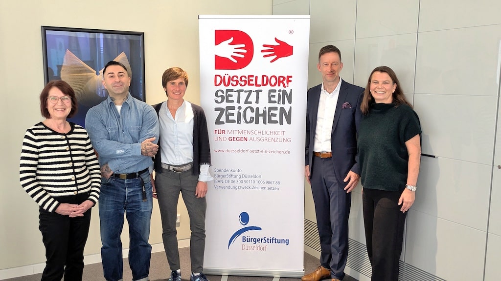 Bürgerstiftung Düsseldorf startet erneut Spendenaktion „Düsseldorf setzt ein Zeichen“