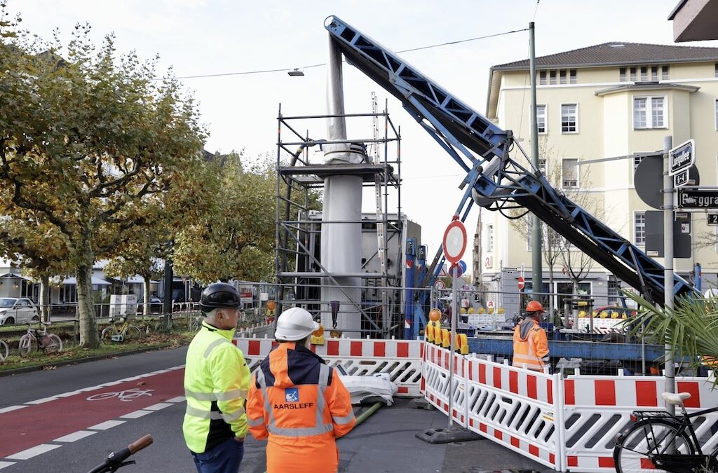 Kanalsanierung am Luegplatz: Inliner eingezogen