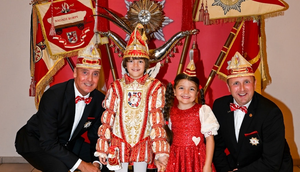 Inthronisierung des Kinderprinzenpaares der Prinzengarde der Stadt Düsseldorf