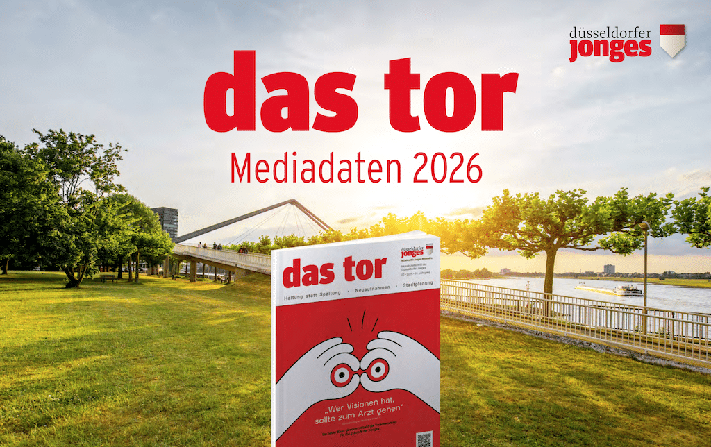 Düsseldorfer Jonges suchen neue Anzeigenkunden für die Monatszeitschrift „das&nbsp;tor“