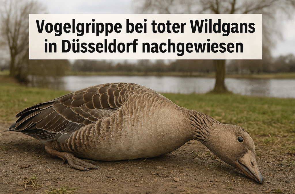 Vogelgrippe bei toter Wildgans in Düsseldorf nachgewiesen