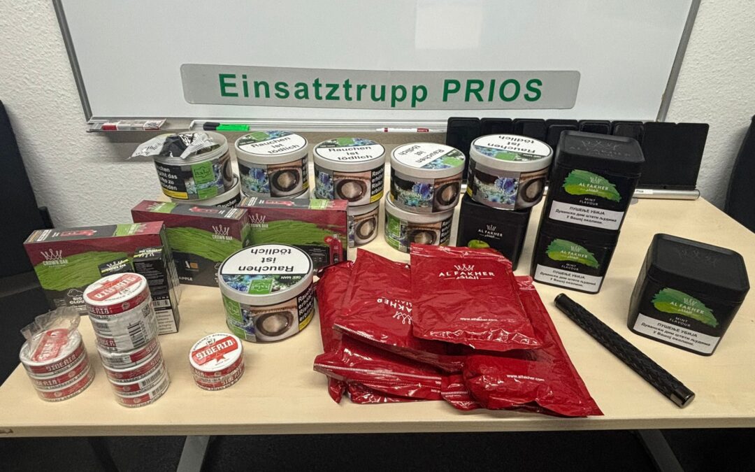 Stadtgebiet Düsseldorf: Gemeinsamer Schwerpunkteinsatz von Polizei und Zoll – 13 Strafverfahren und eine Festnahme