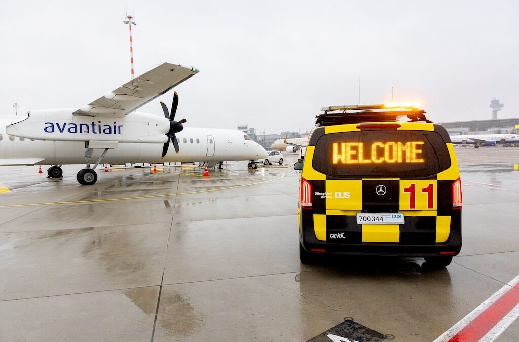 Neue Flugverbindung Düsseldorf–Friedrichshafen gestartet: Einzige Direktlinie zwischen NRW und Baden-Württemberg