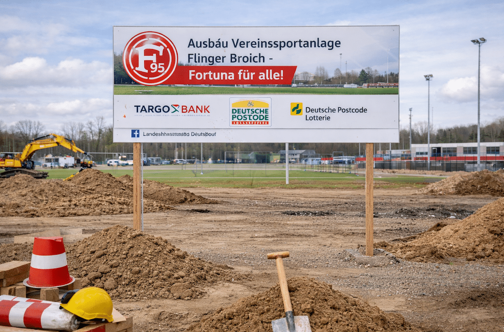 Fortuna stärkt ihre Basis: Baustart für neue Sportanlage in Flingern