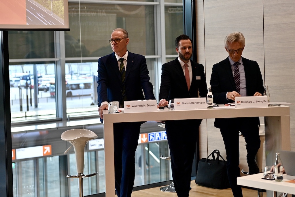 Wolfram N. Diener. Maruius Berlemann und Bernhard J. Stempfle © Lokalbüro