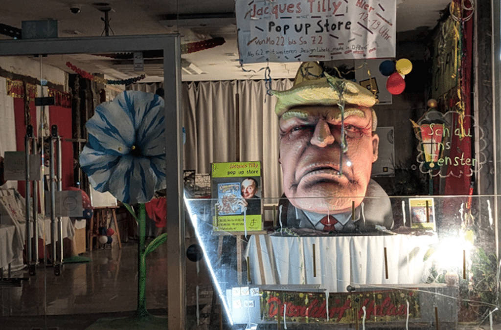 Pop-up-Aktion setzte Farbakzent auf der nördlichen Friedrichstraße