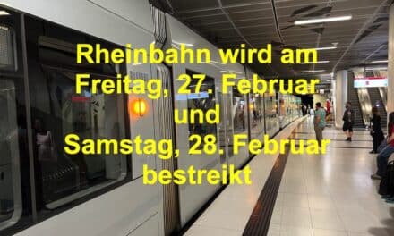 Rheinbahn wird am Freitag und Samstag bestreikt – begrenztes Angebot auf einigen Linien
