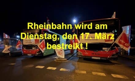 Mittwoch fahren alle Busse und Bahnen, Donnerstag fahren nur einige Buslinien
